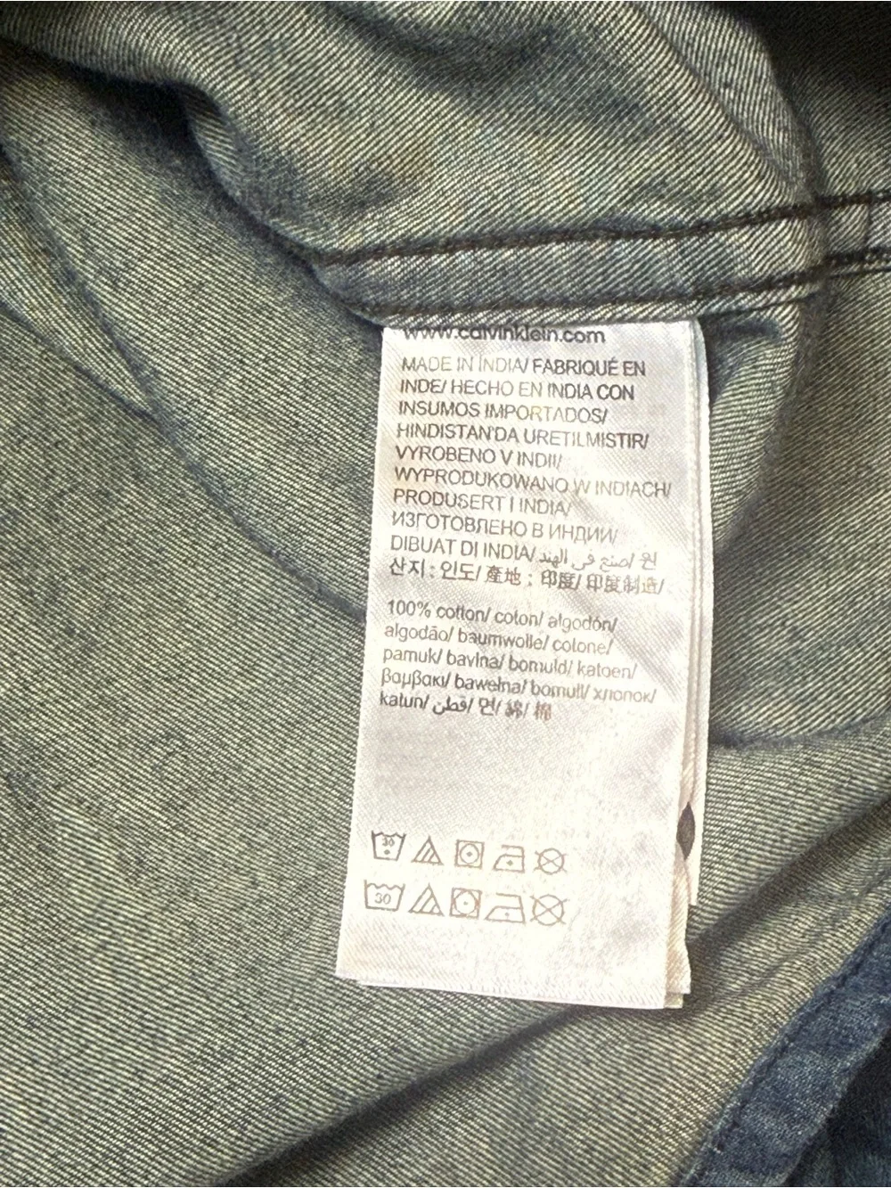 Calvin Klein Denim Button-Up Shirt
